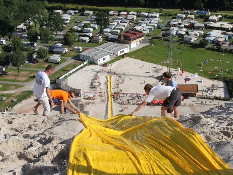 Wasserrutsche selber bauen Schwimmbadtechnik