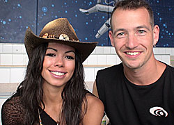 Fernanda Brandao und Jens Scherer