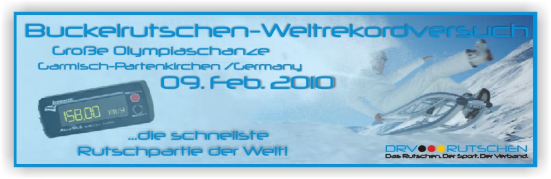 Buckelrutschen Weltrekord