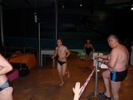 Tobias Wilde beim Rutschmarathon